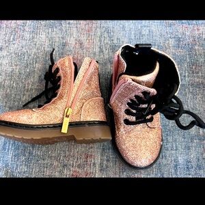 Sparkly Pink Kids Boots